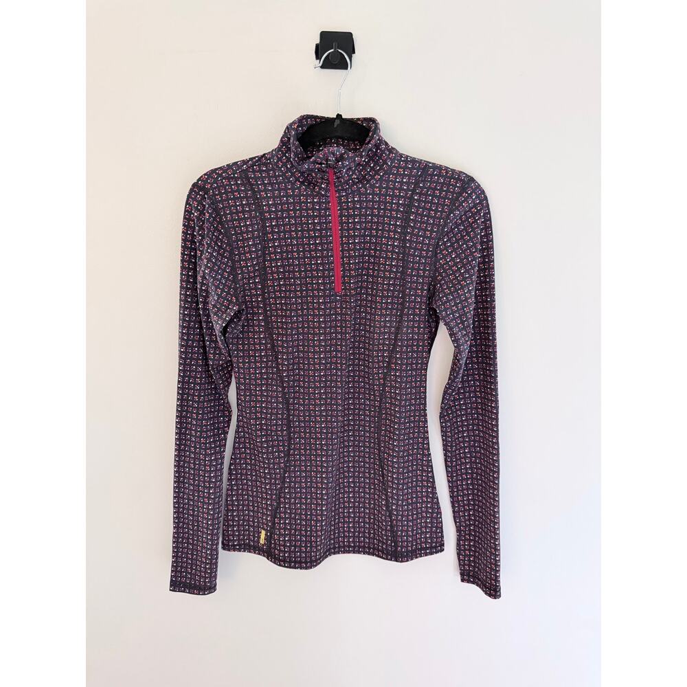 Lole Patterned Running Quarter-Zip Pullover-Size XS